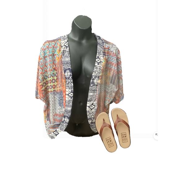 JMK Boho Style Kimono Sz. L - Picture 1 of 3